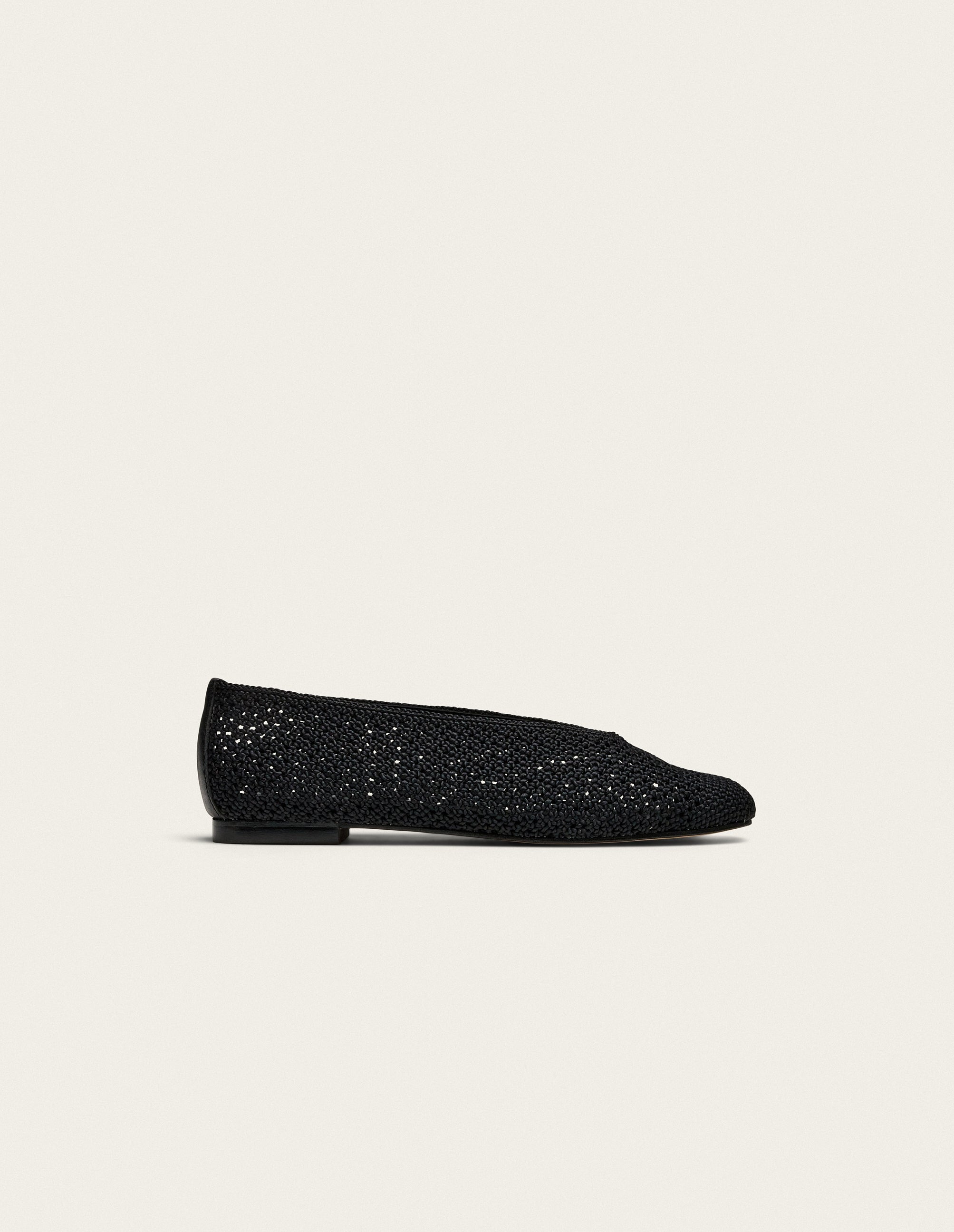 Ballerines Mahi - Tressé noir