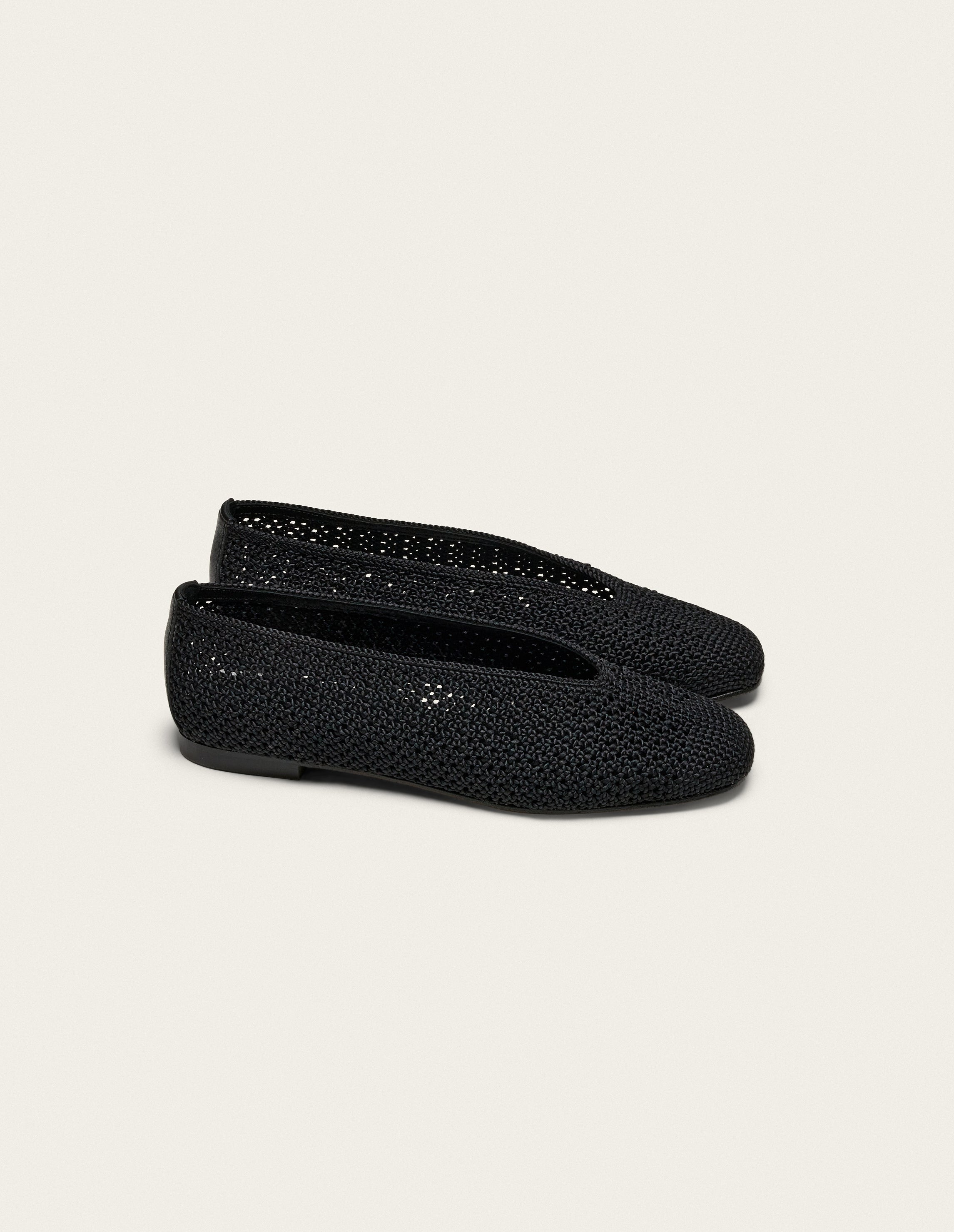 Ballerines Mahi - Tressé noir
