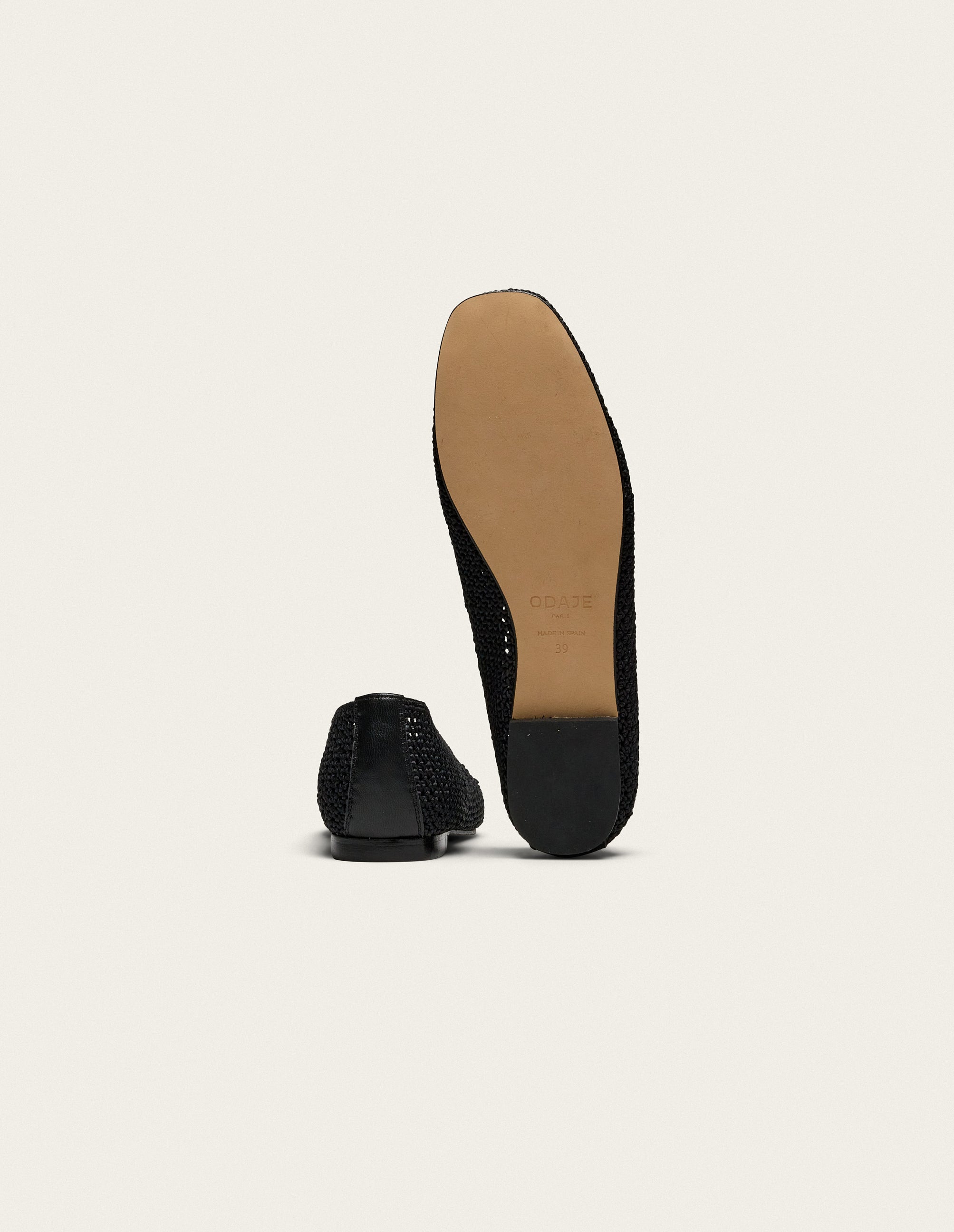 Ballerines Mahi - Tressé noir