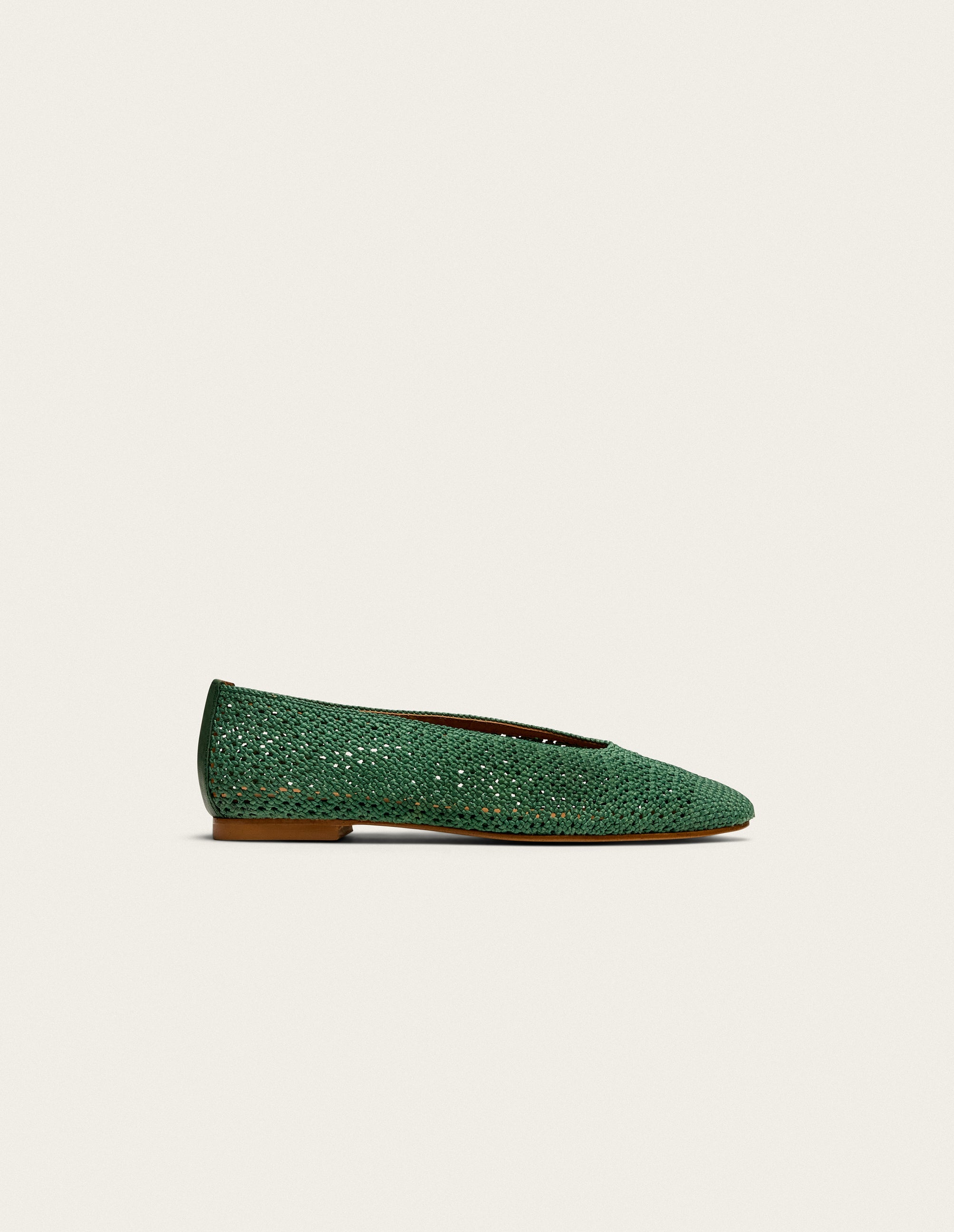 Ballerines Mahi - Tressé vert