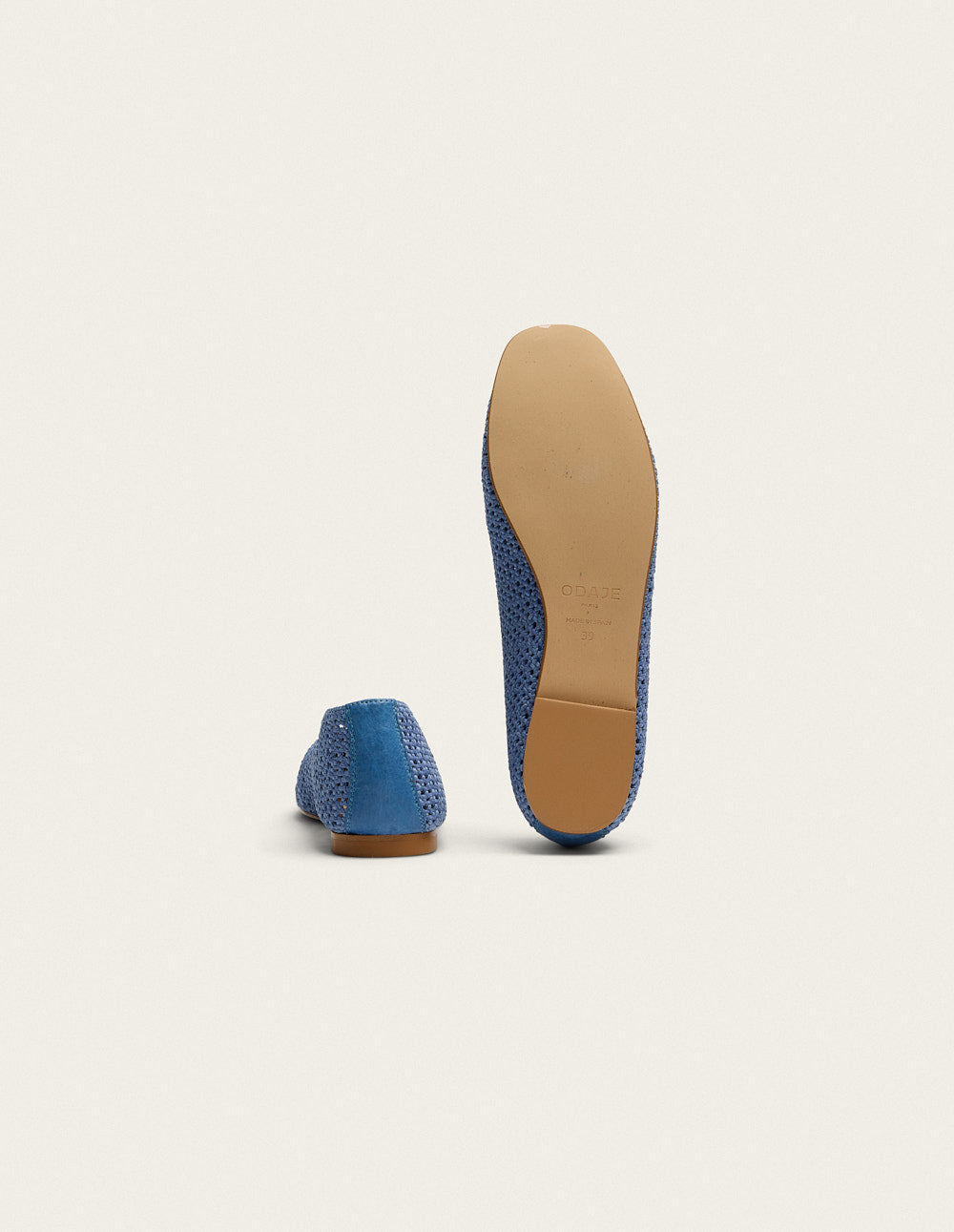 Ballerines Mahi - Tressé bleu