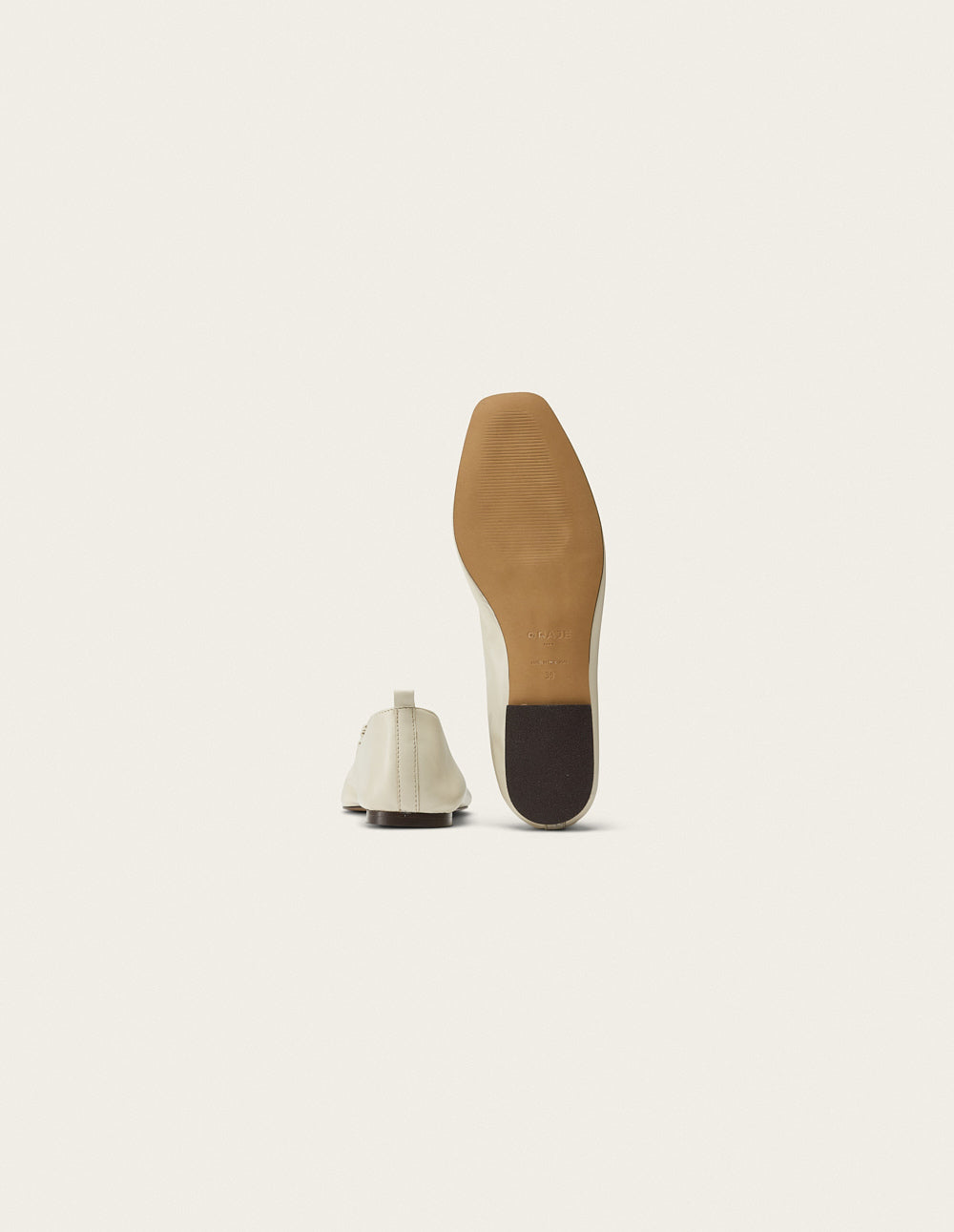 Ballerines Serra - Cuir écru