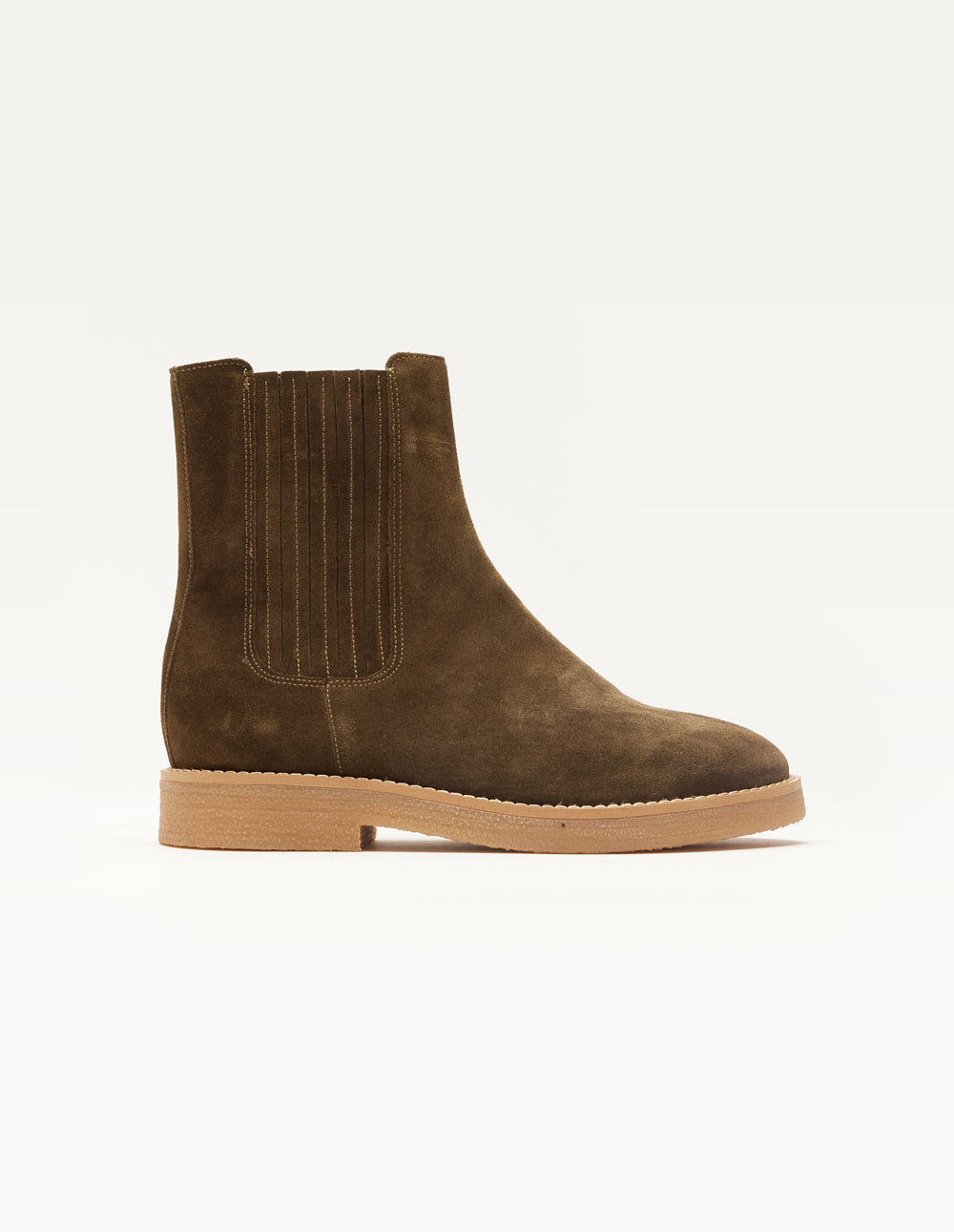 Bottines Isaure - Suède kaki