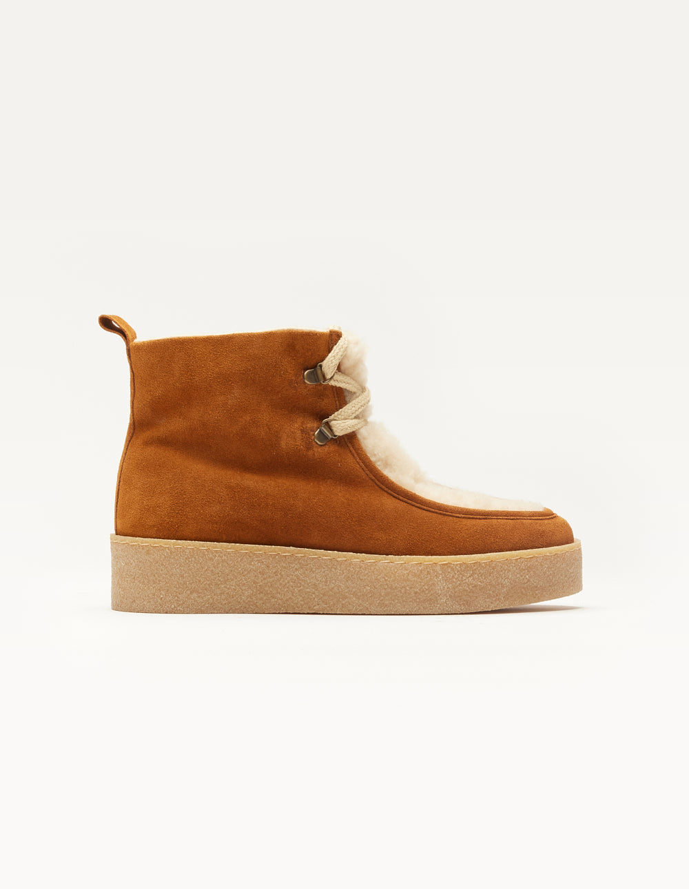 Bottes fourrées Anouck - Suède ambre