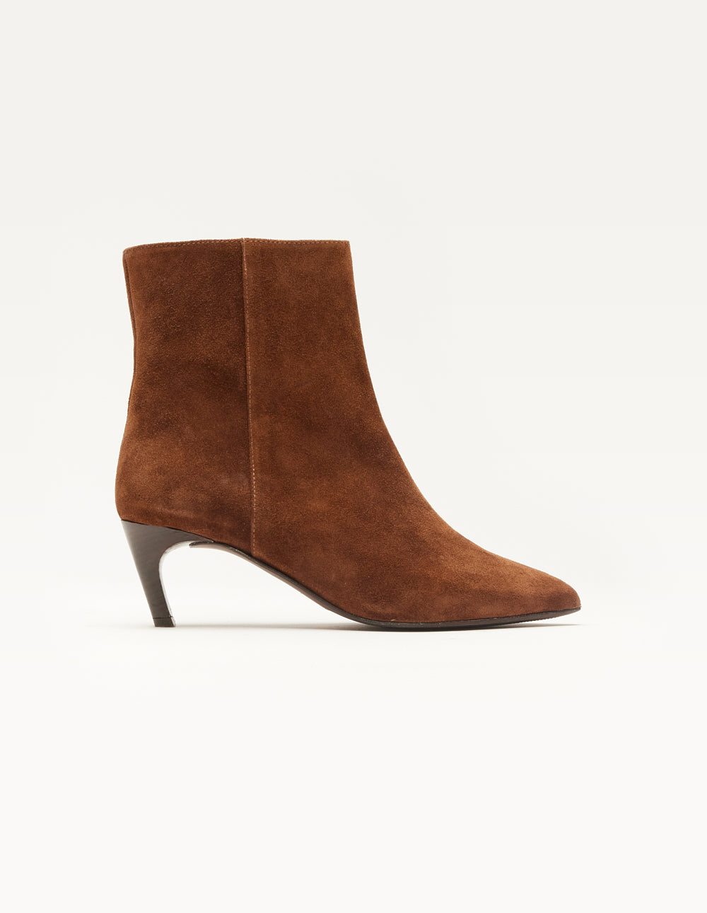 Bottines à talons Dolores - Suède marron
