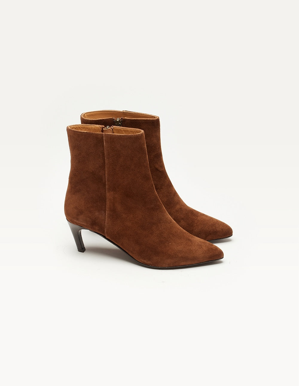 Bottines à talons Dolores - Suède marron