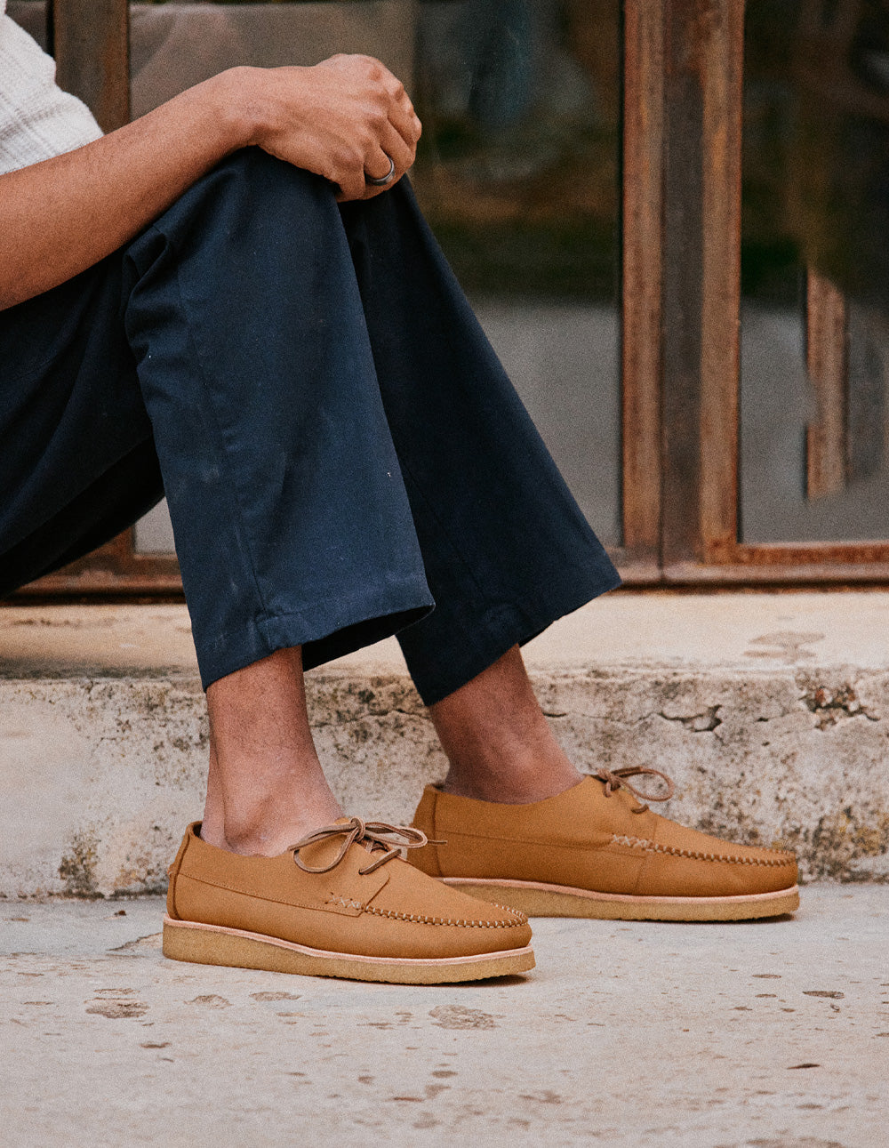 Chaussures Bateau Georges - Nubuck cognac