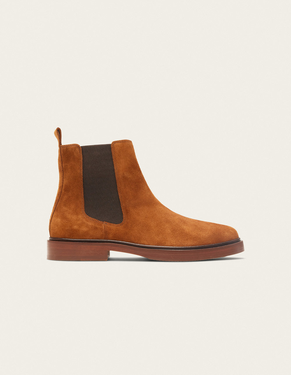 Bottines Nicolas - Suède cognac