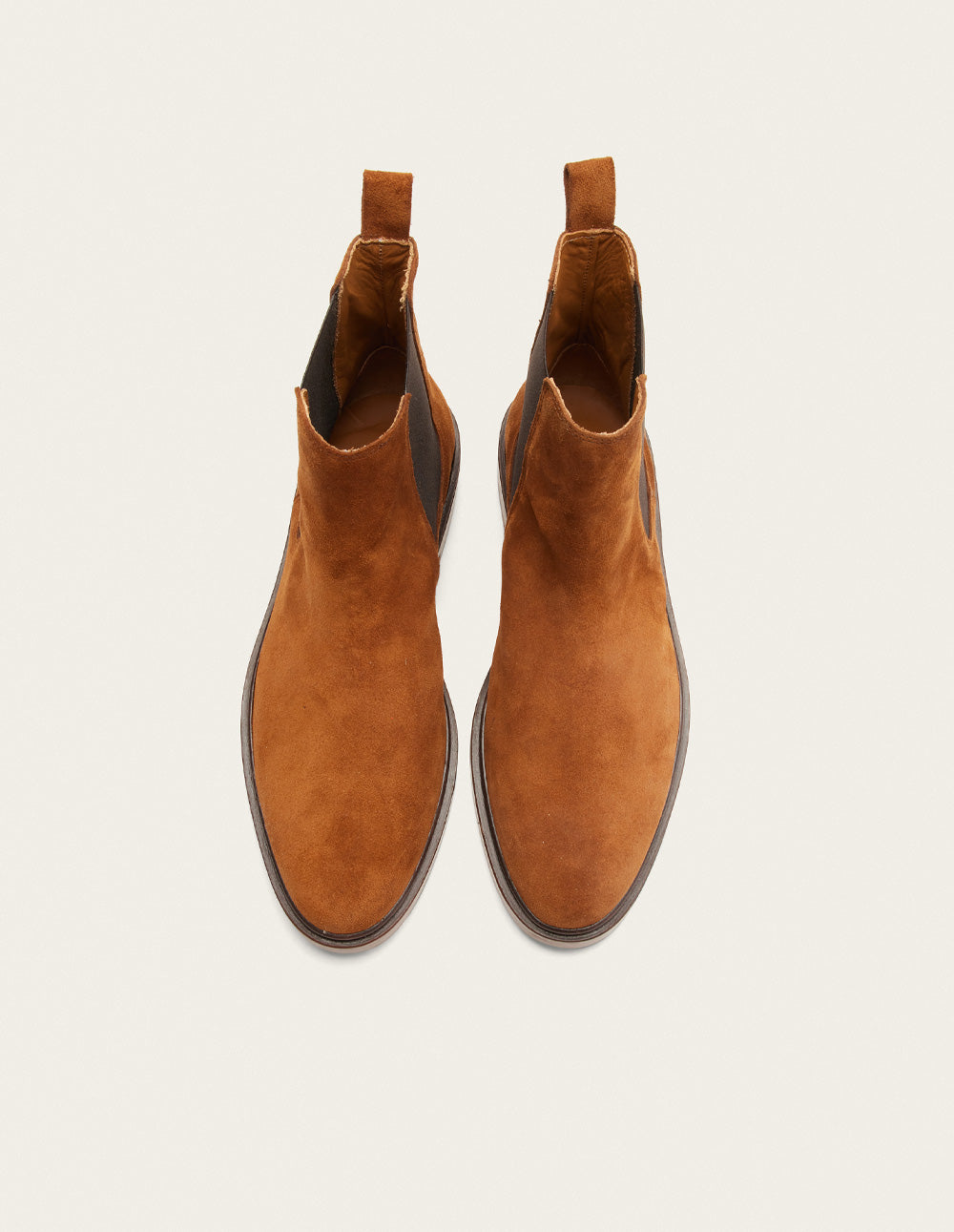 Bottines Nicolas - Suède cognac