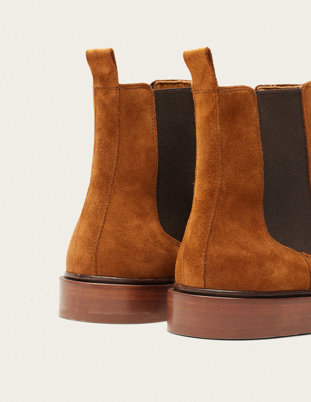 Bottines Nicolas - Suède cognac