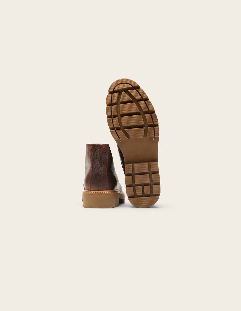 Bottines Grégoire - Cuir pull up grainé marron