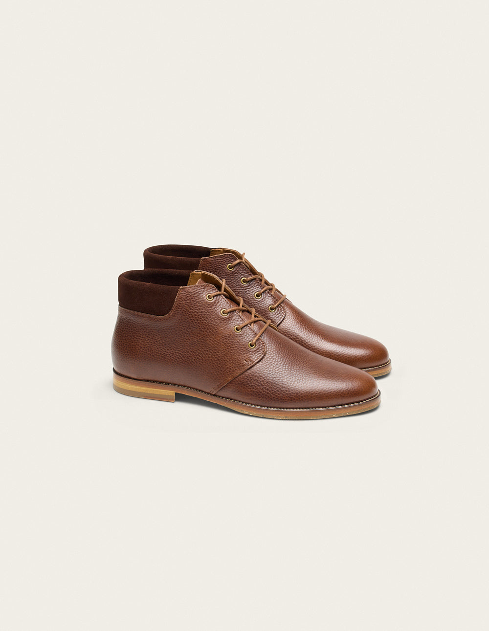 Bottines Gaultier - Pull-up Grainé Marron