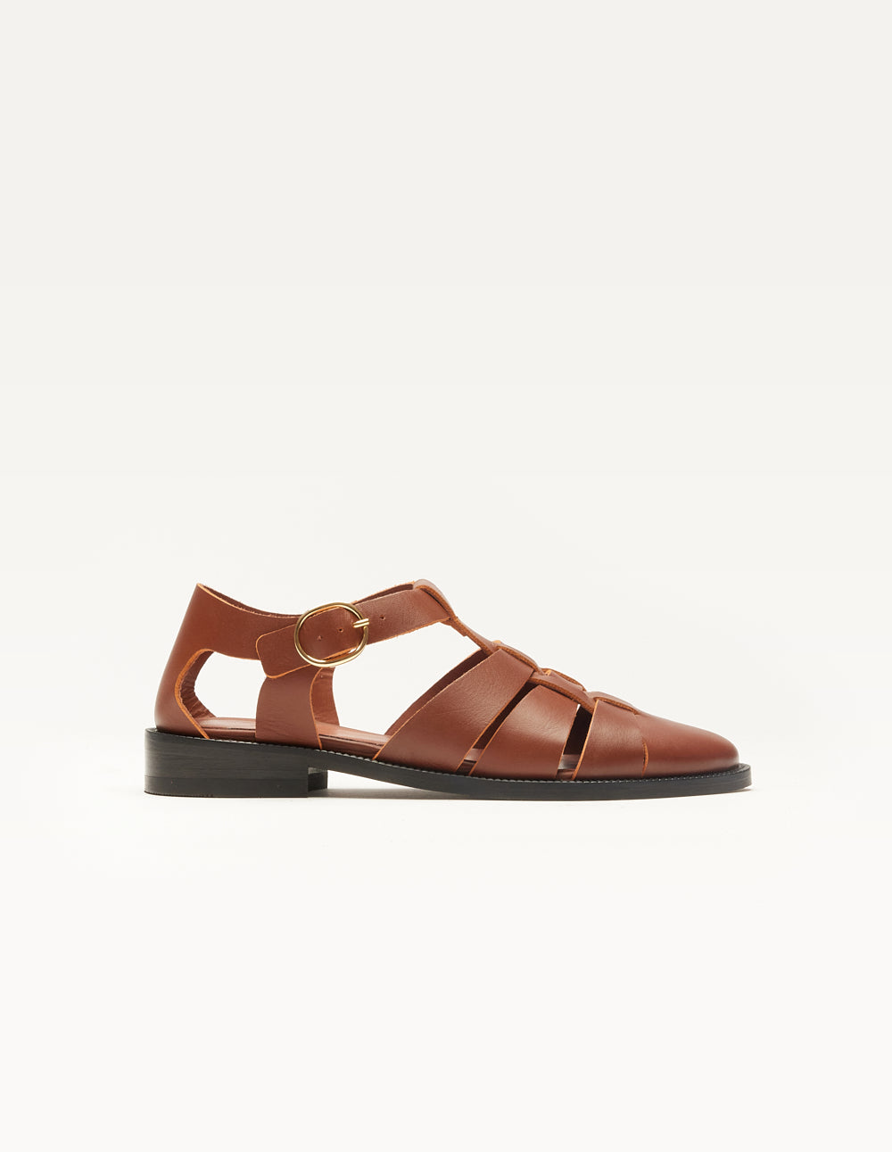 Sandales Inès - Cuir marron
