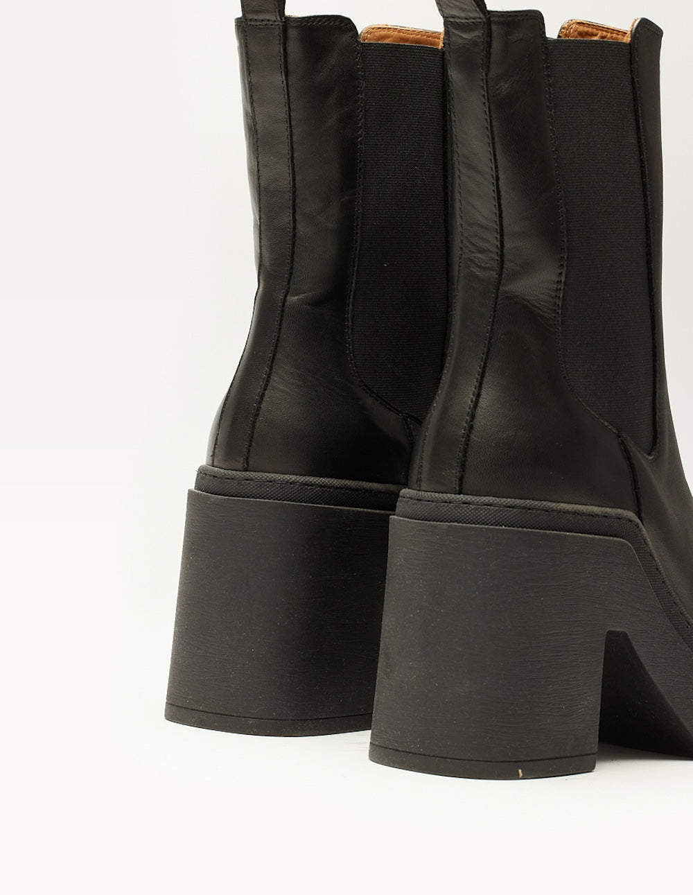 Bottines à talons Sophie - Cuir noir
