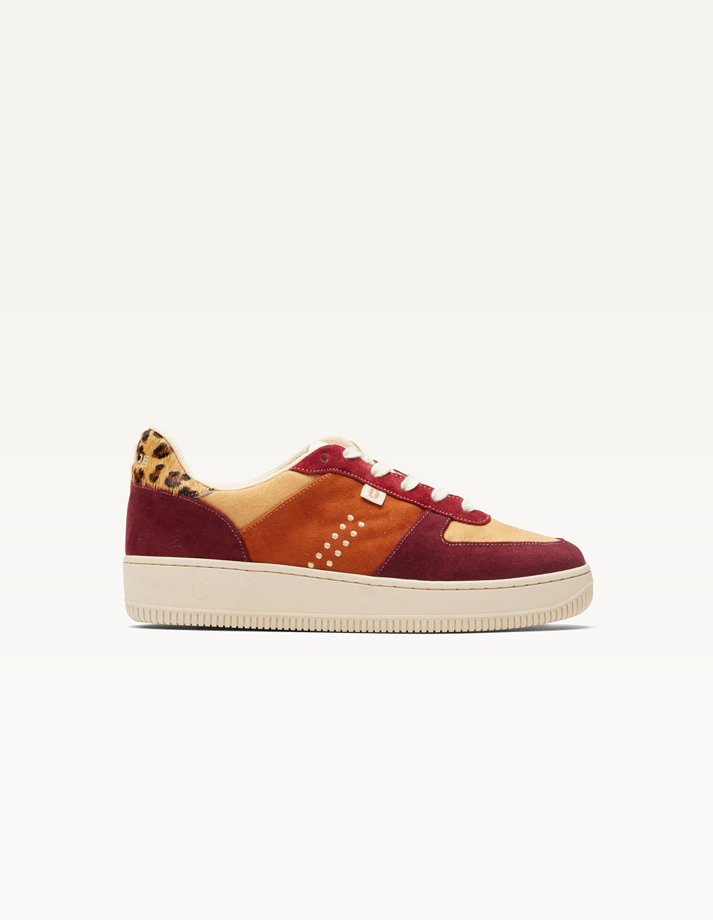 Baskets basses Maxence F - Bordeaux beige