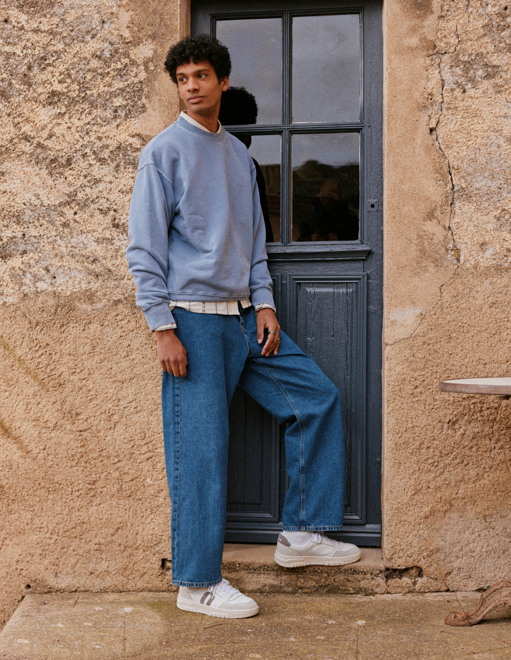 Baskets basses Nino - Blanc gris clair